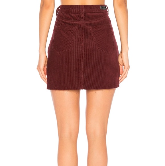 Burgundy Mini skirt - Picture 2 of 2
